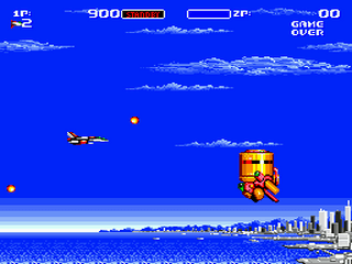 Air Blaster screenshot 3 for Sega Mega Drive